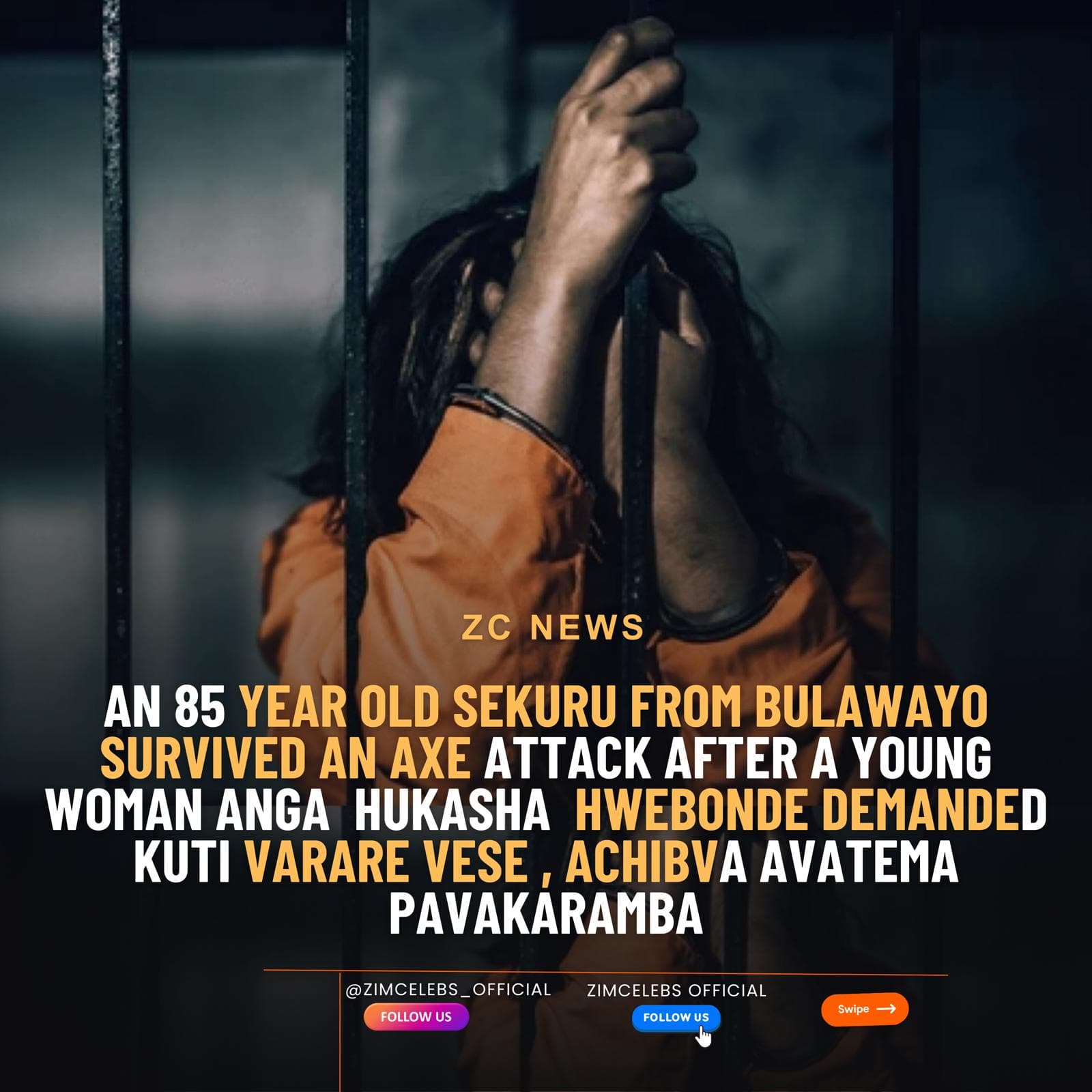 Elderly Caretaker Survives Axe Attack in Kensington