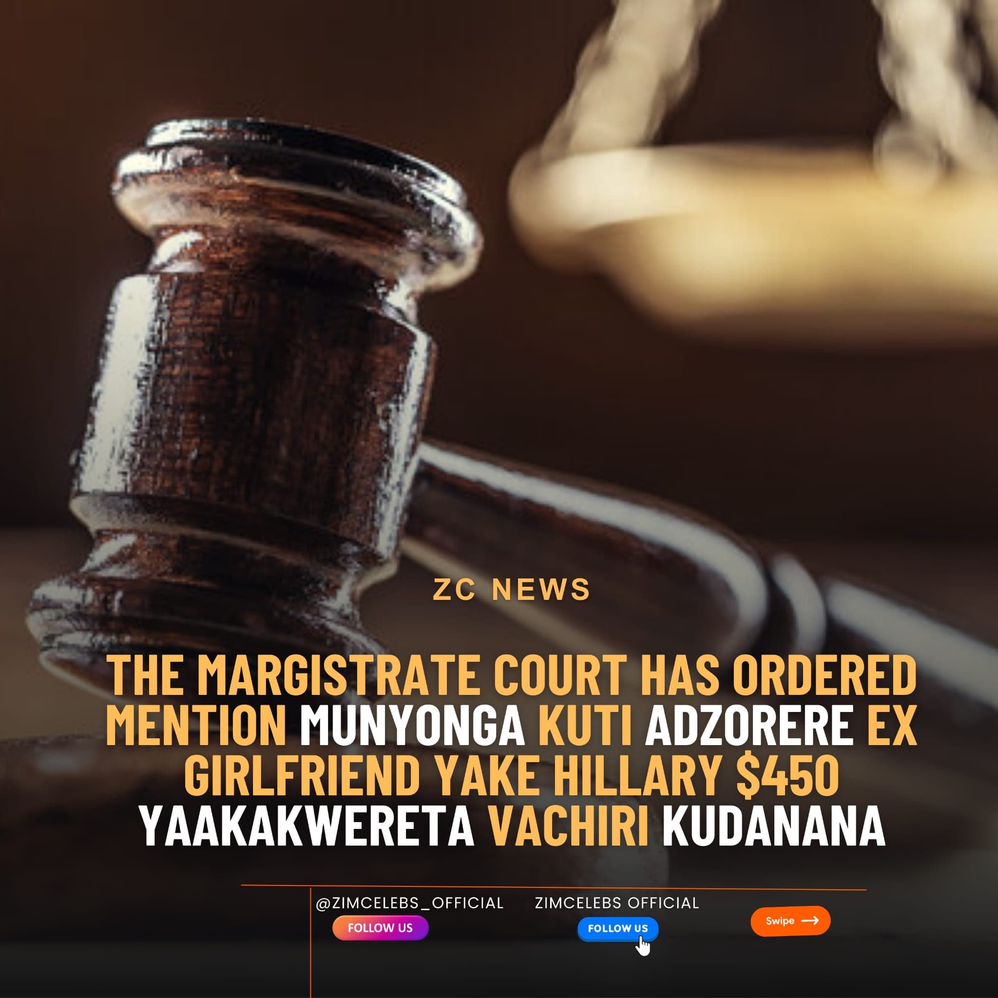 Ex-boyfriend ordered to repay US$450