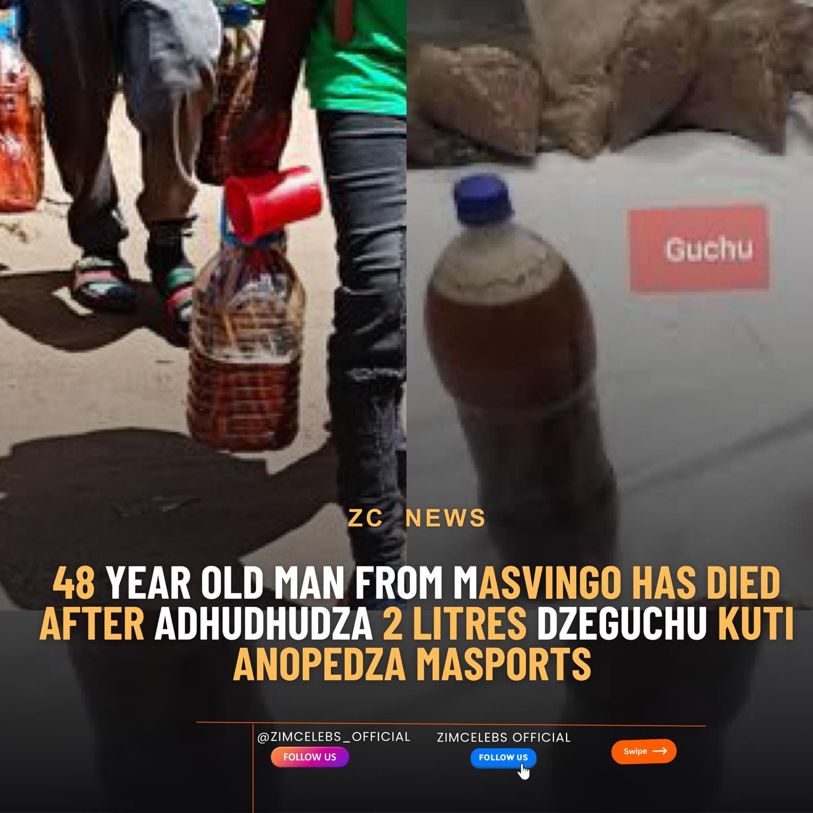 Masvingo Man Dies After Drinking Two Litres of Sexual Enhancement Concoction