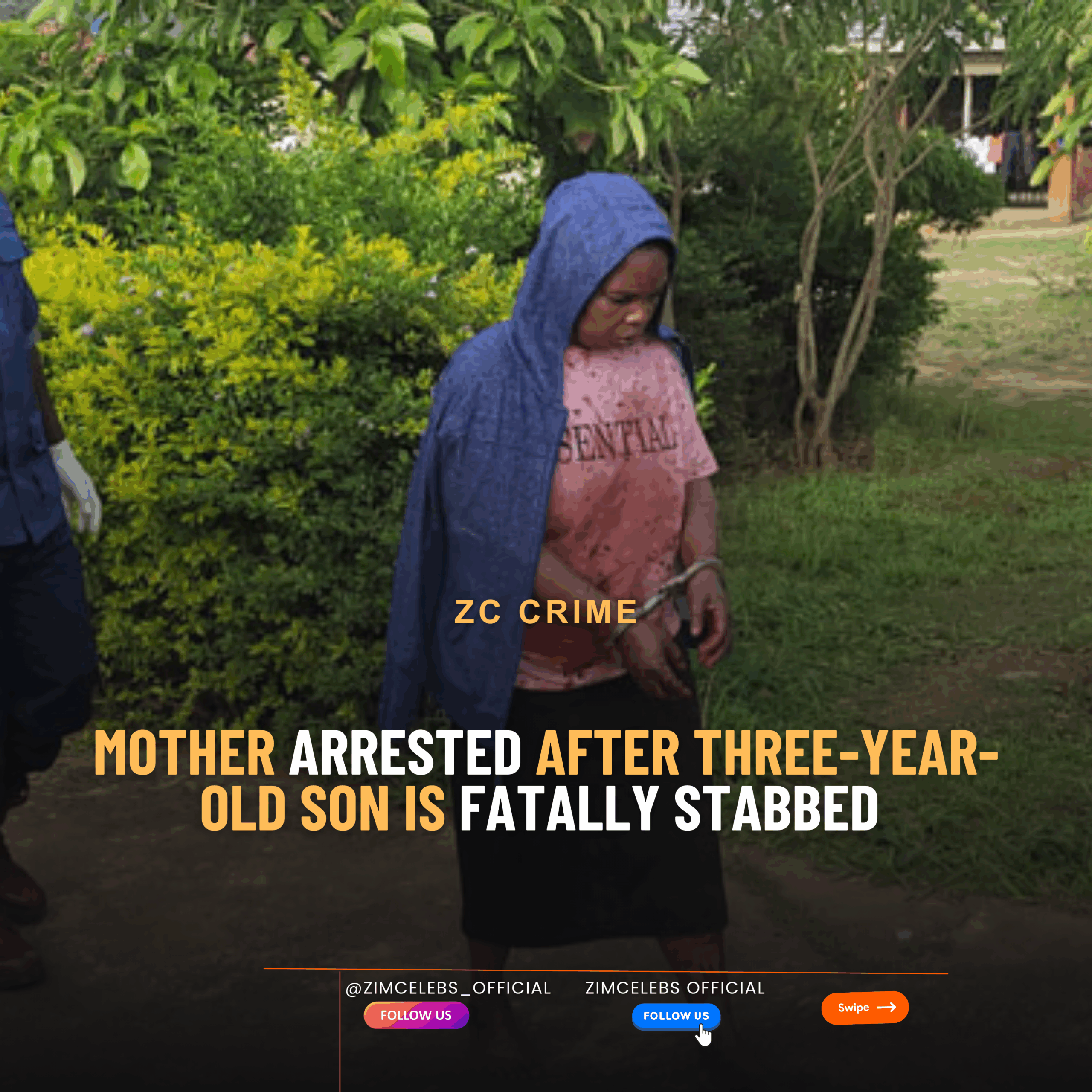 Mother Arrested After Three-Year-Old Son Is Fatally Stabbed in Hobhouse