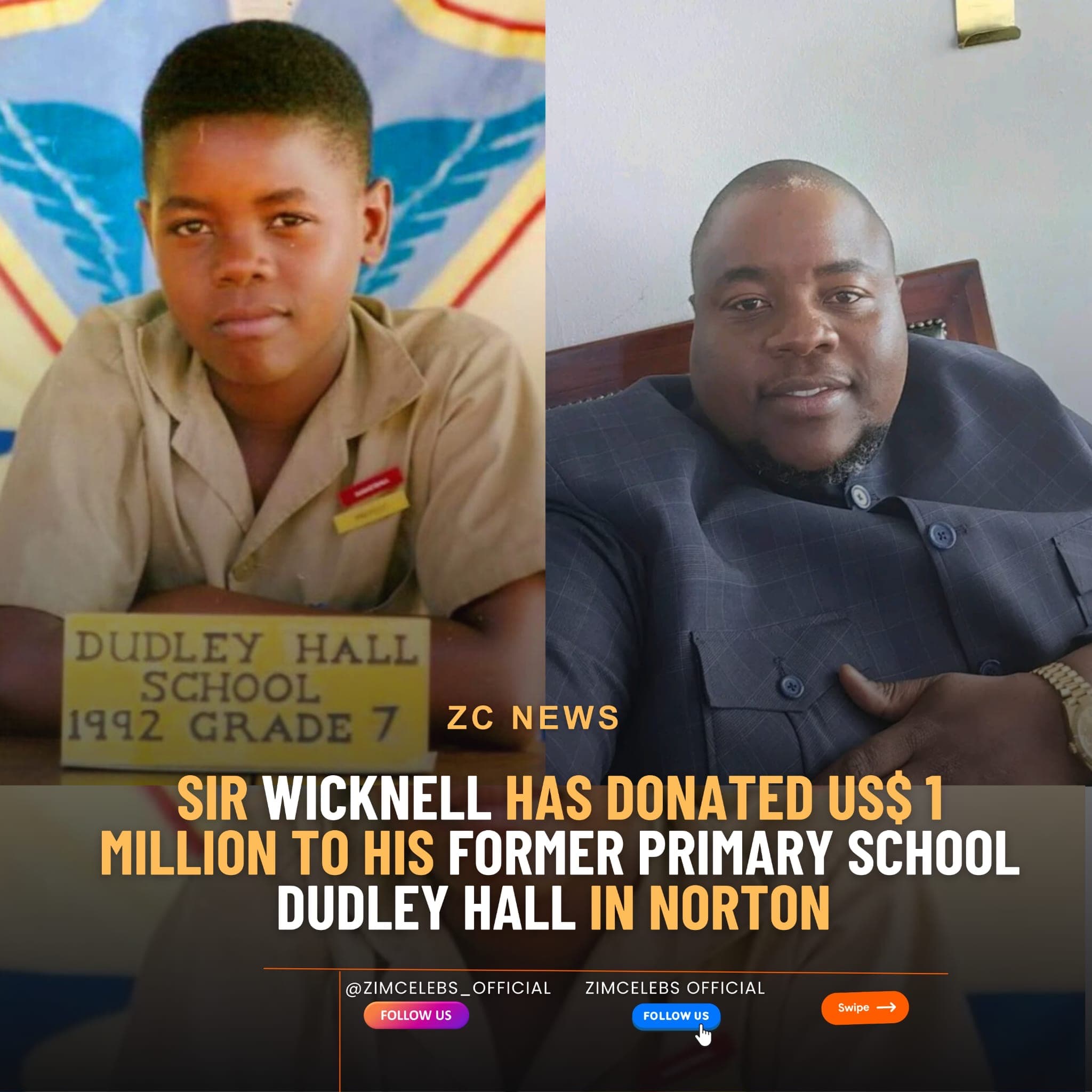 Wicknell Chivayo Pledges US$1 Million and School Bus as Minister Clears Donations From Politically Exposed Persons